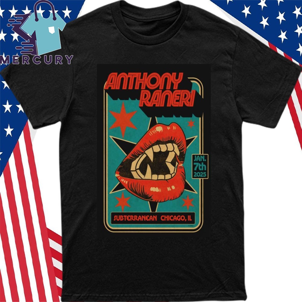 Anthony Raneri January 7th 2025 Subterranean Chicago IL, Anthony Raneri T-Shirt