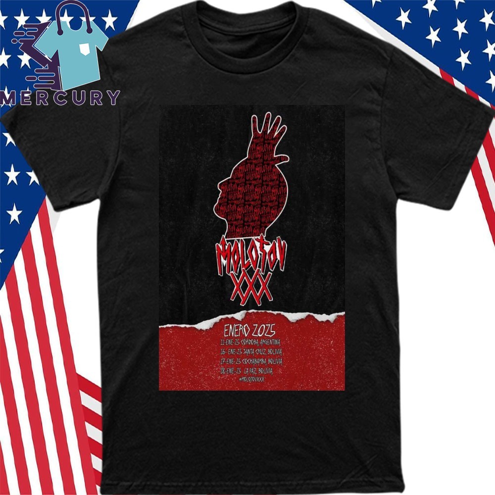 Molotov Europe Tour 2025, Molotov Europe Tour T-Shirt