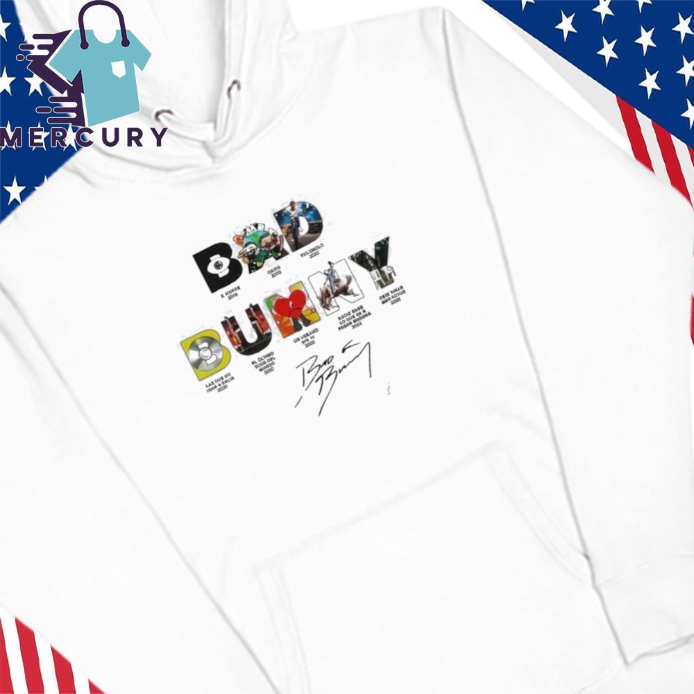 Album Bad Bunny Signature 2025, Album Bad Bunny Hoodies