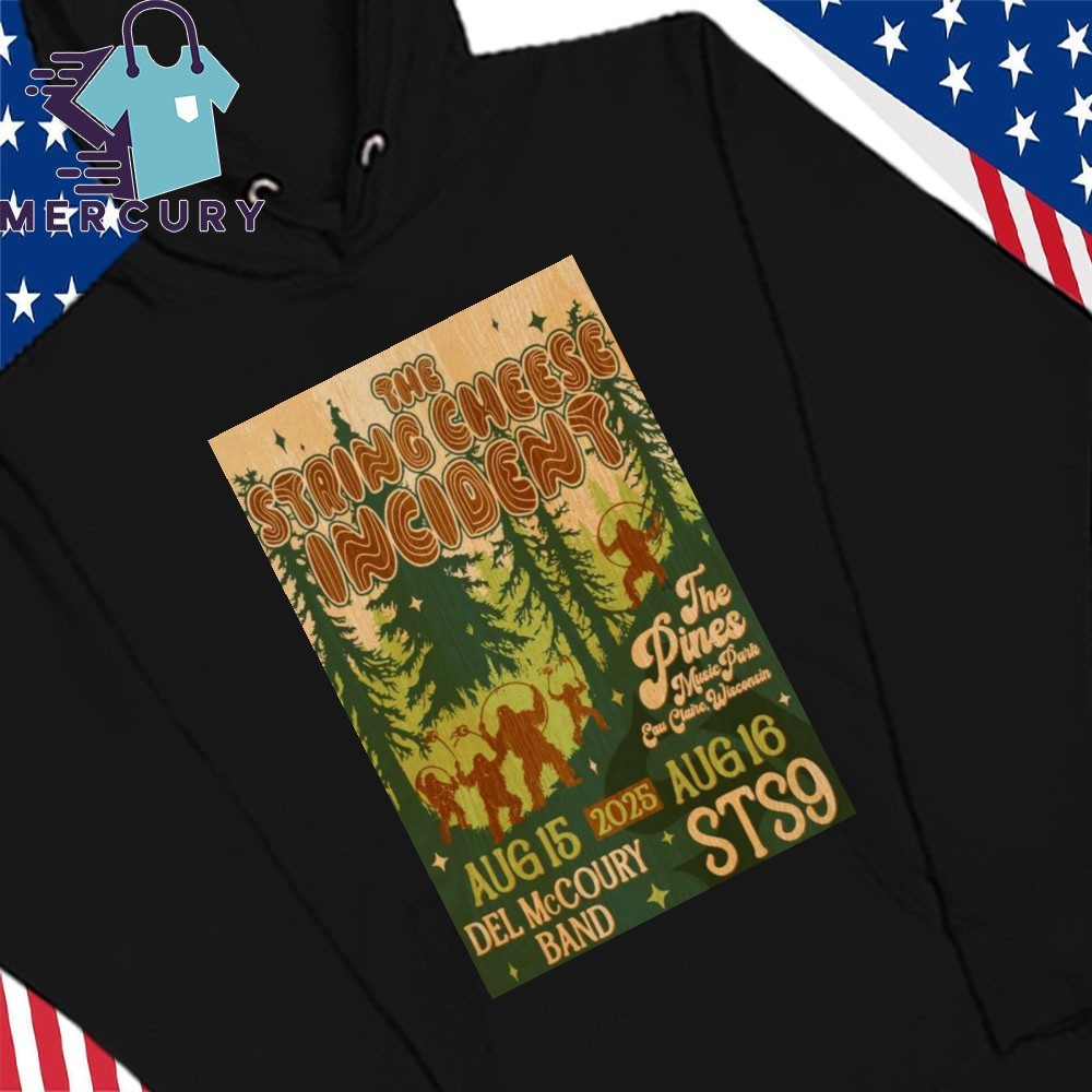 The String Cheese Incident Aug 15 16 2025 The Pines Music, The String Cheese Hoodies