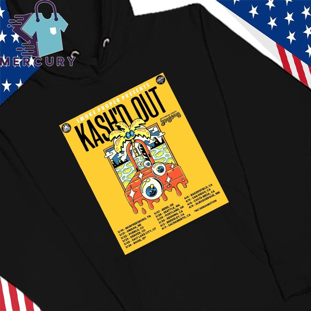 Kashd Out West Coast Tour 2025, Kashd Out West Hoodies