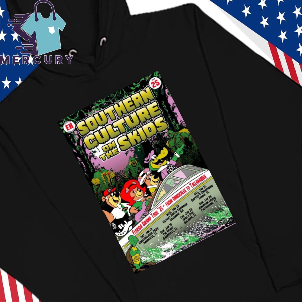 Southern Culture On The Skids Florida Swamp Tour 2025, Southern Culture Hoodies