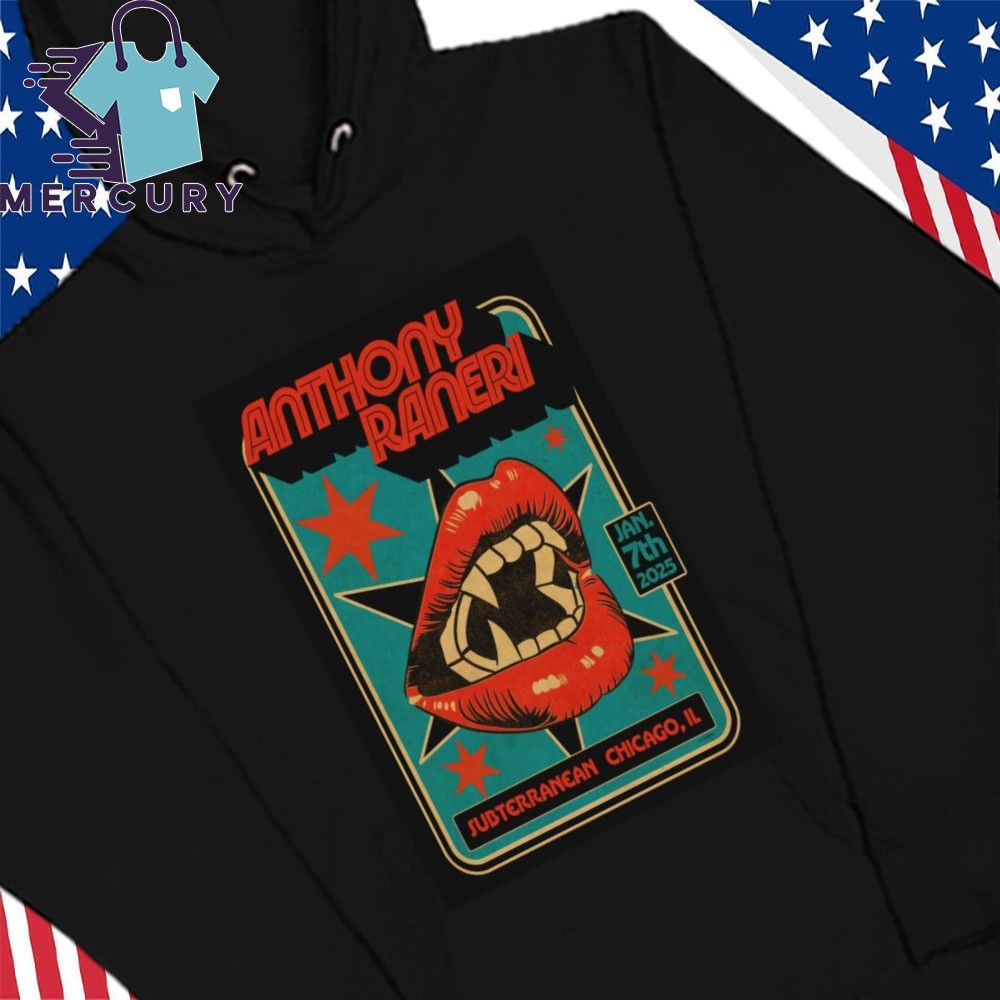 Anthony Raneri January 7th 2025 Subterranean Chicago IL, Anthony Raneri Hoodies