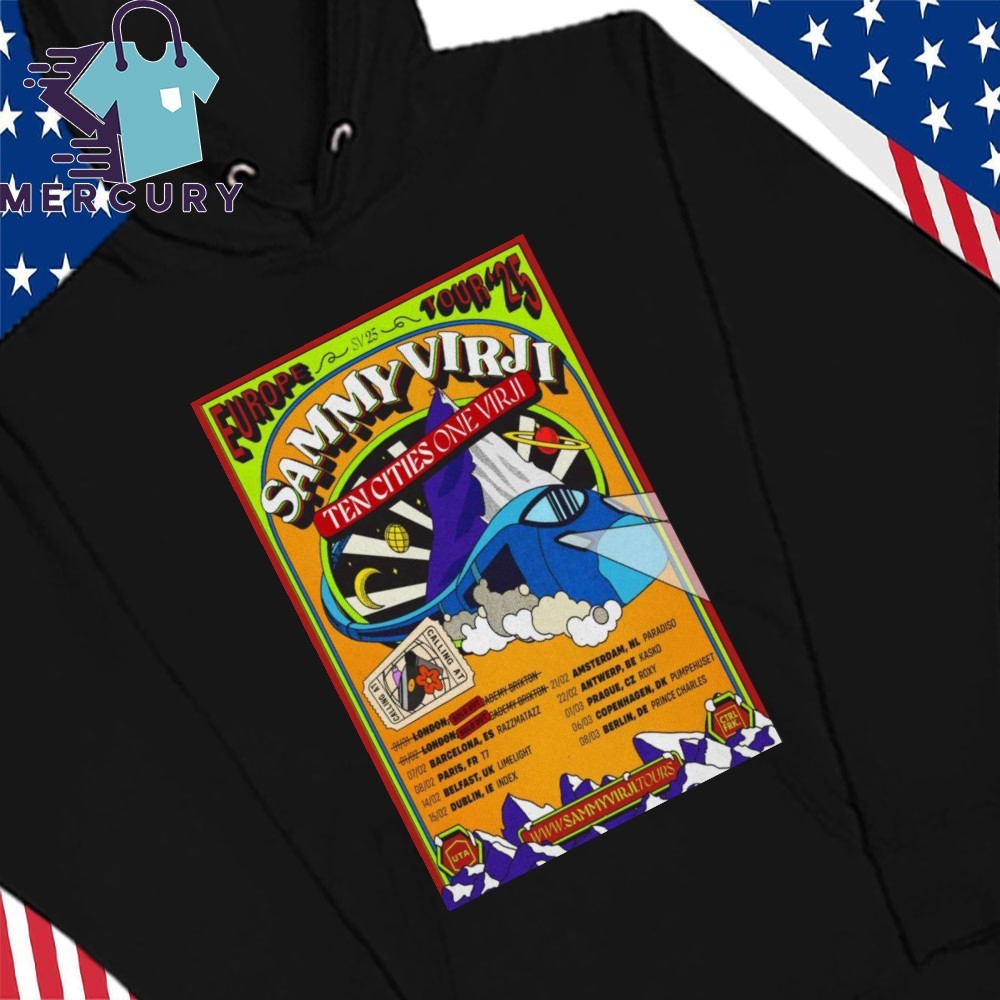 Europe Tour 2025 Sammy Virji, Europe Tour 2025 Hoodies