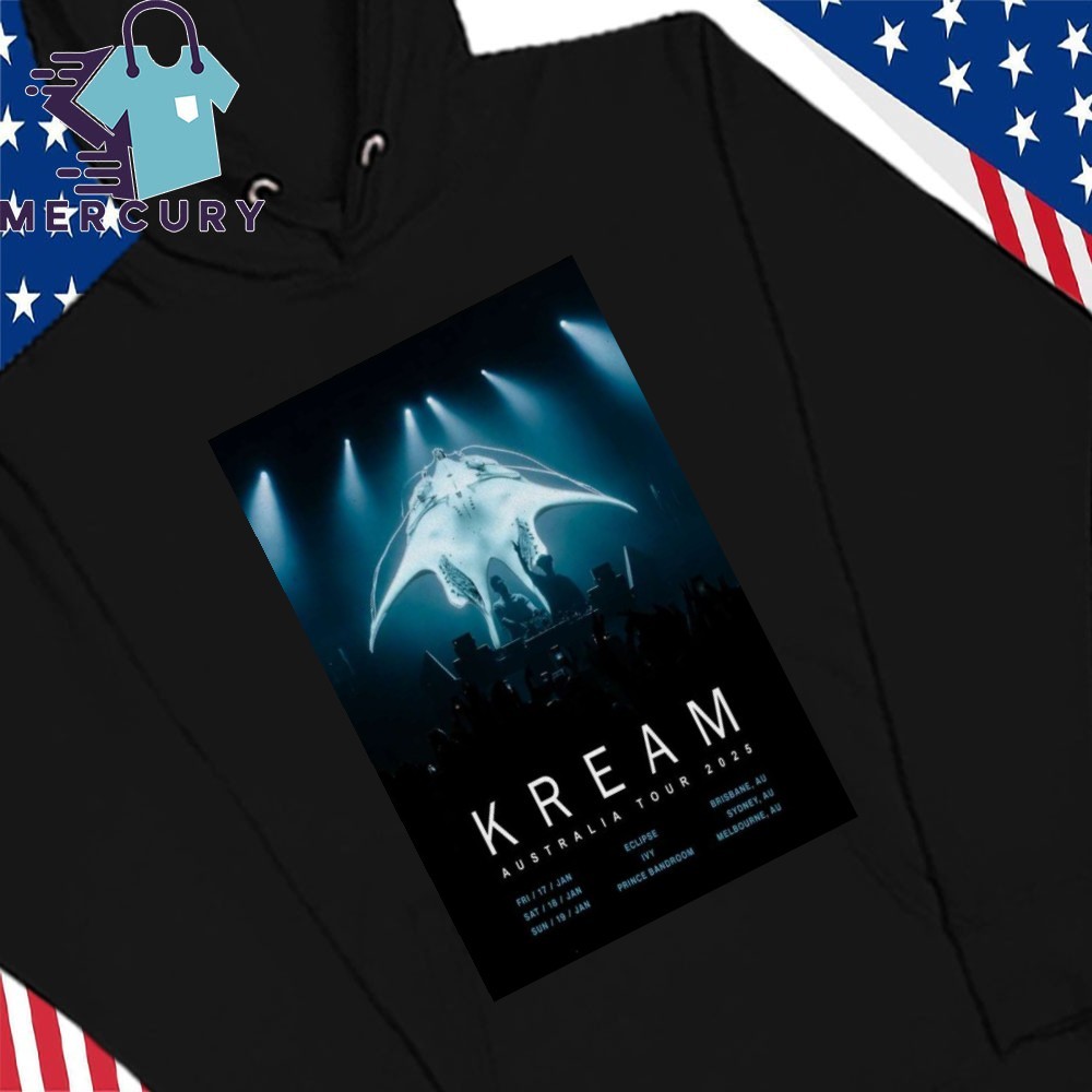 Australia Tour 2025 Kream, Australia Tour 2025 Hoodies