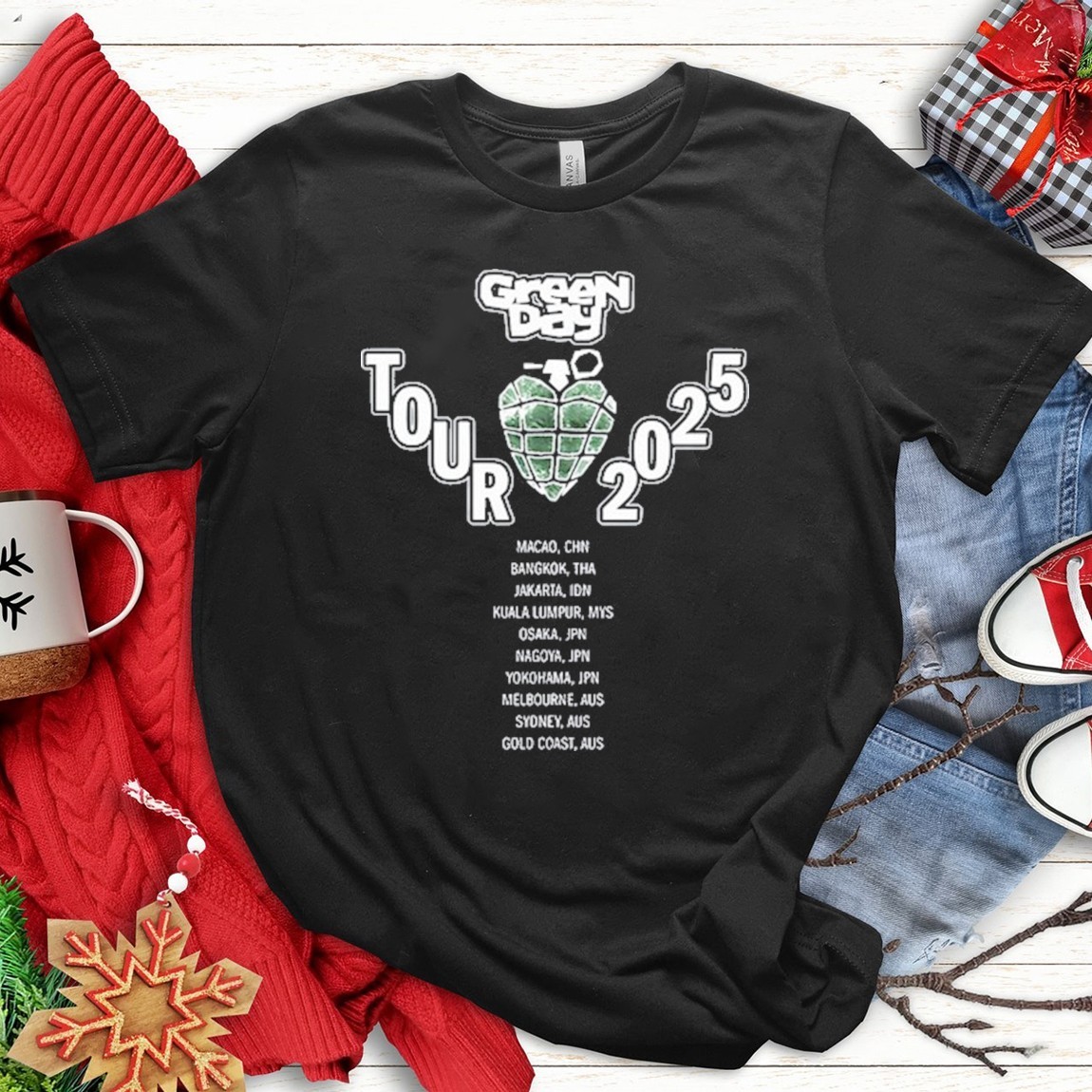 Original Green Day Asia & Tour 2025, Original Green Day T-Shirts