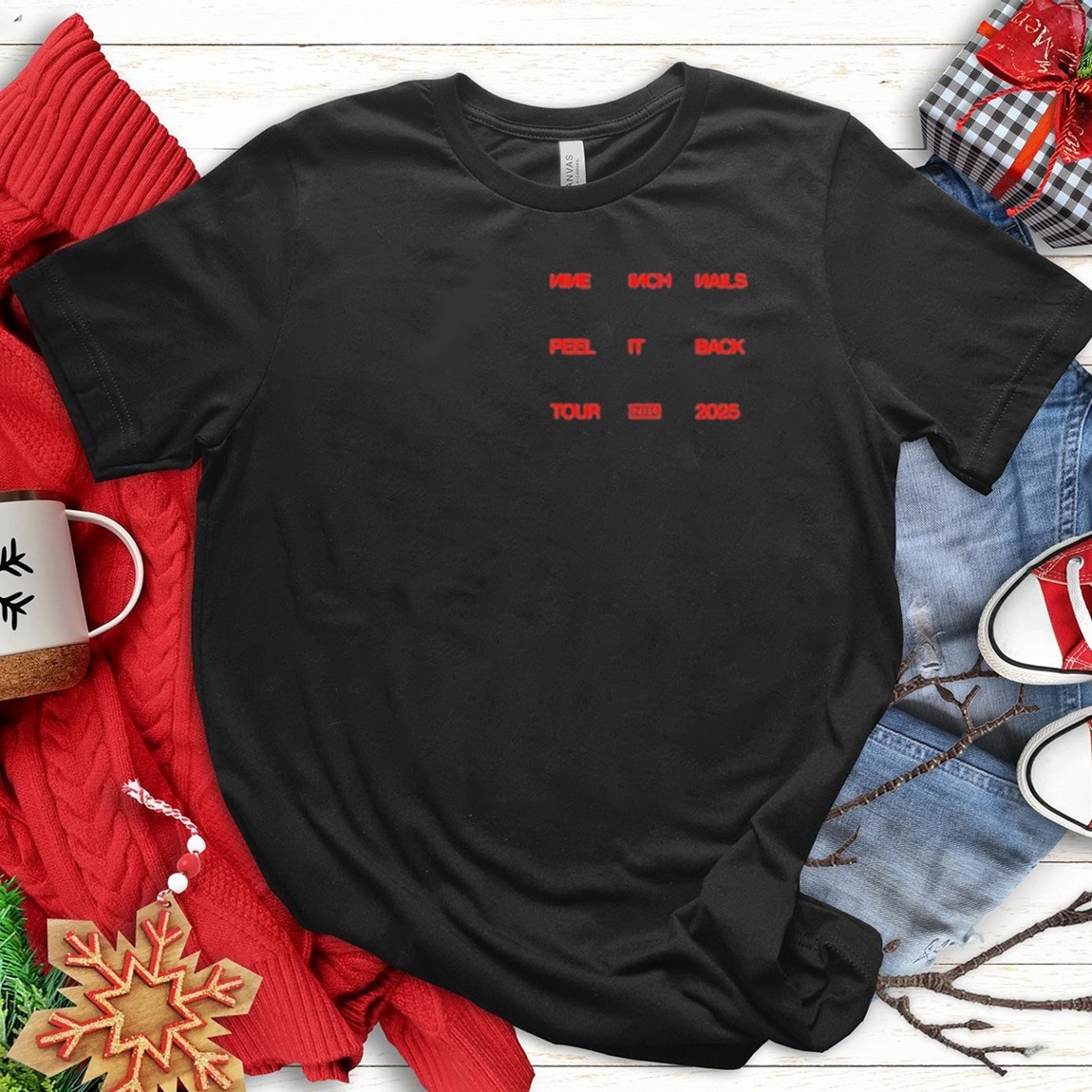 Official Nine Inch Nails Peel It Back Tour 2025, Nine Inch T-Shirts