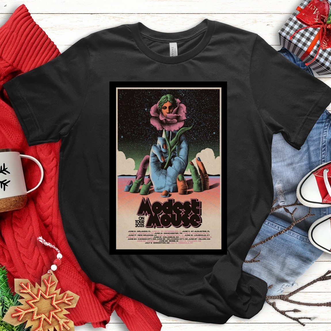 Official Modest Mouse On Tour 2025, Modest Mouse T-Shirts