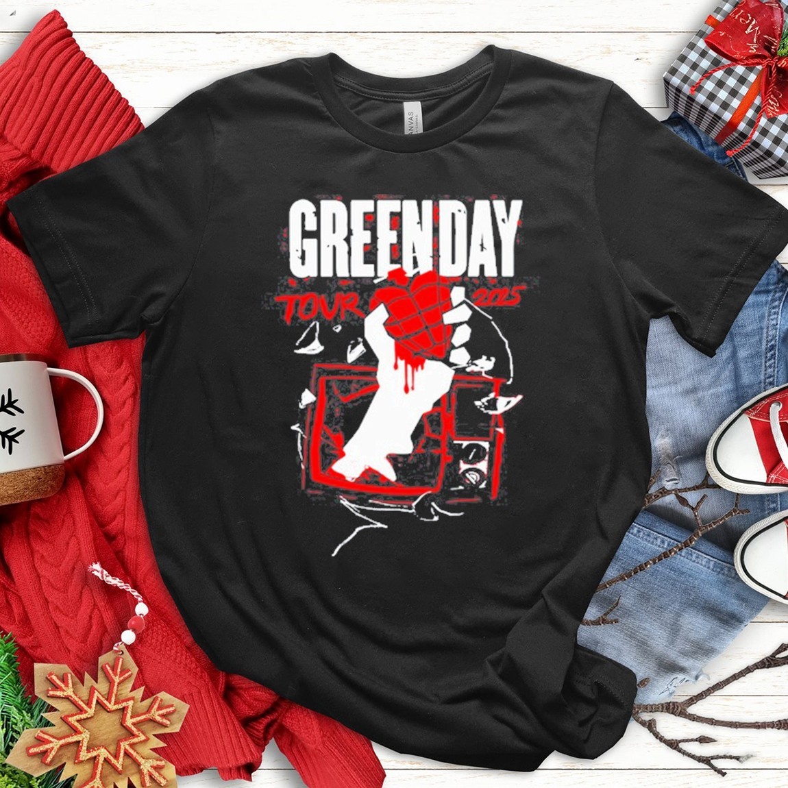 Official Green Day Tour 2025 Limited, Green Day T-Shirts