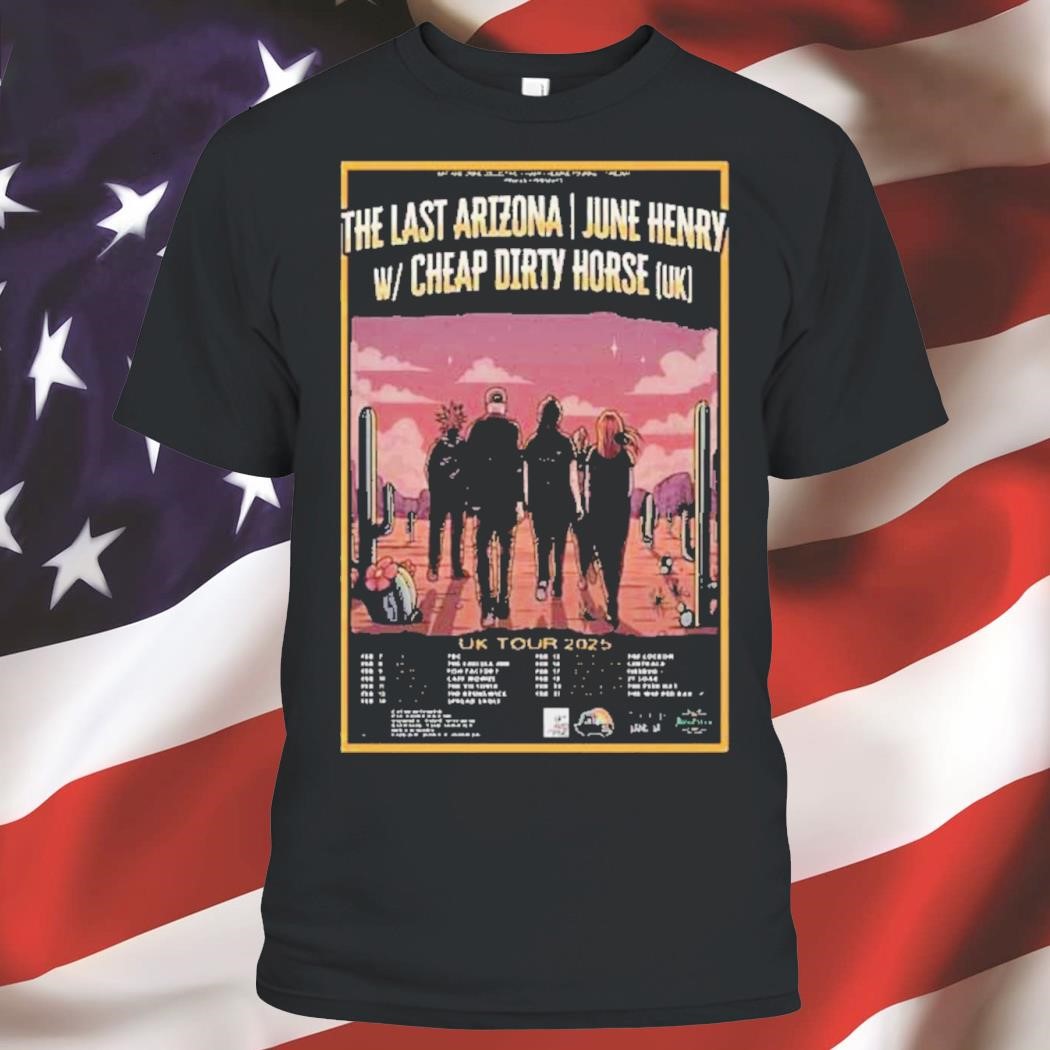 Folk Punk The Last Arizona June Henry W Cheap Dirty House Tour 2025, Folk Punk T-Shirts