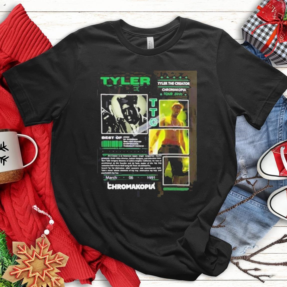 New Original Tyler the Creator Chromakopia Tour 2025 Merchandise, Original Tyler T-Shirts