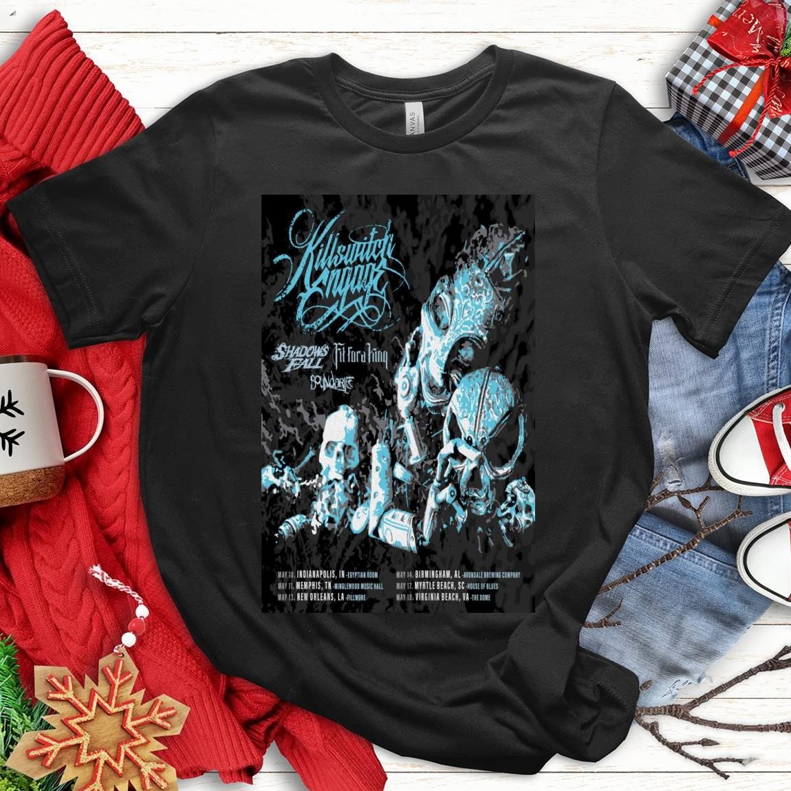 New Official Killswitch Engage May Tour 2025, Killswitch T-Shirts
