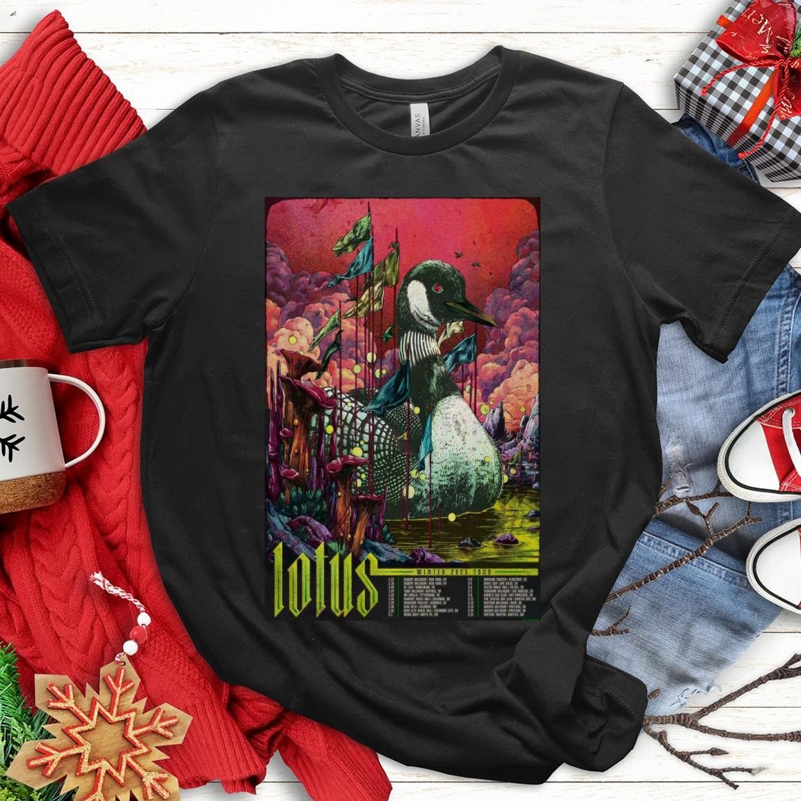 New Official Lotus The Band Winter Tour 2025, Lotus T-Shirts