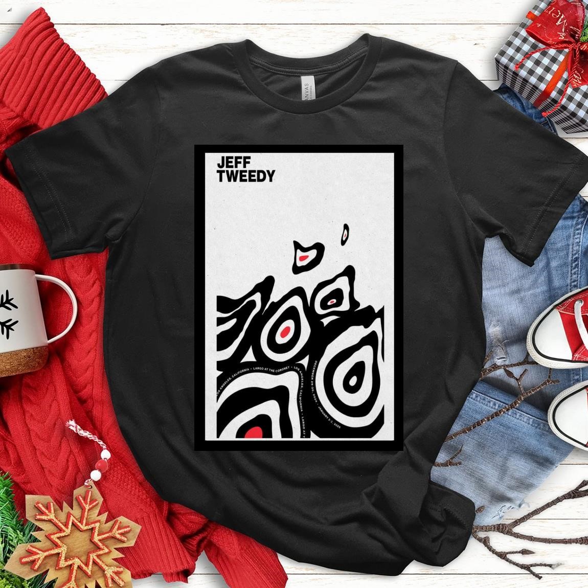 New Official Tour 2025 Jeff Tweedy Los Angeles California, Tour 2025 T-Shirts