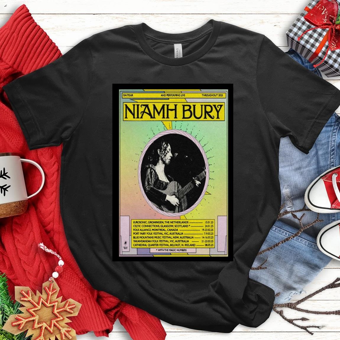 New Official Niamh Bury Throughout Tour 2025, Niamh Bury T-Shirts