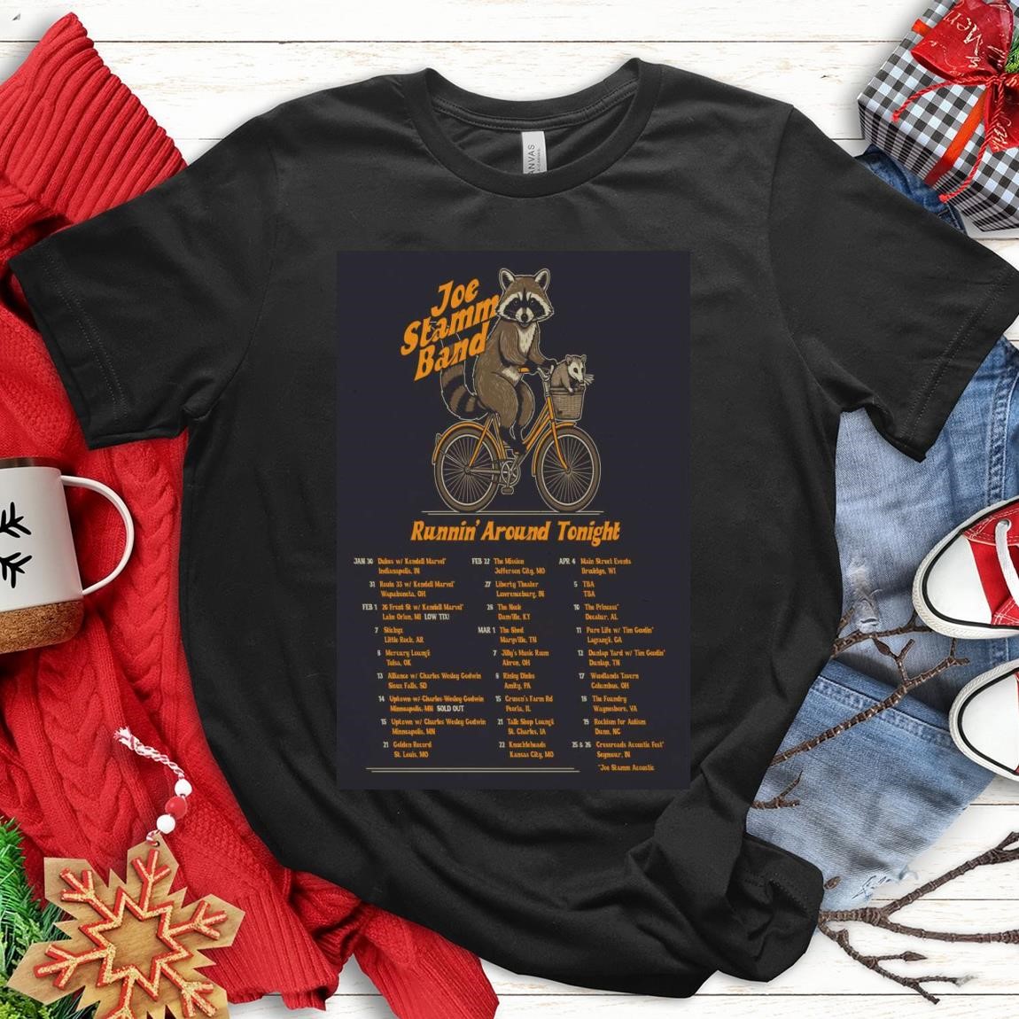 New Official Joe Stamm Band Runnin Around Tonight Tour 2025, Joe Stamm T-Shirts