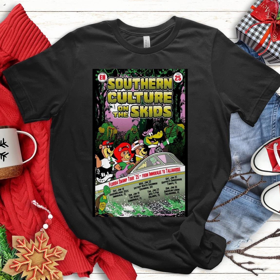 Official Southern Culture On The Skids Florida Tour 2025, Southern Culture T-Shirts