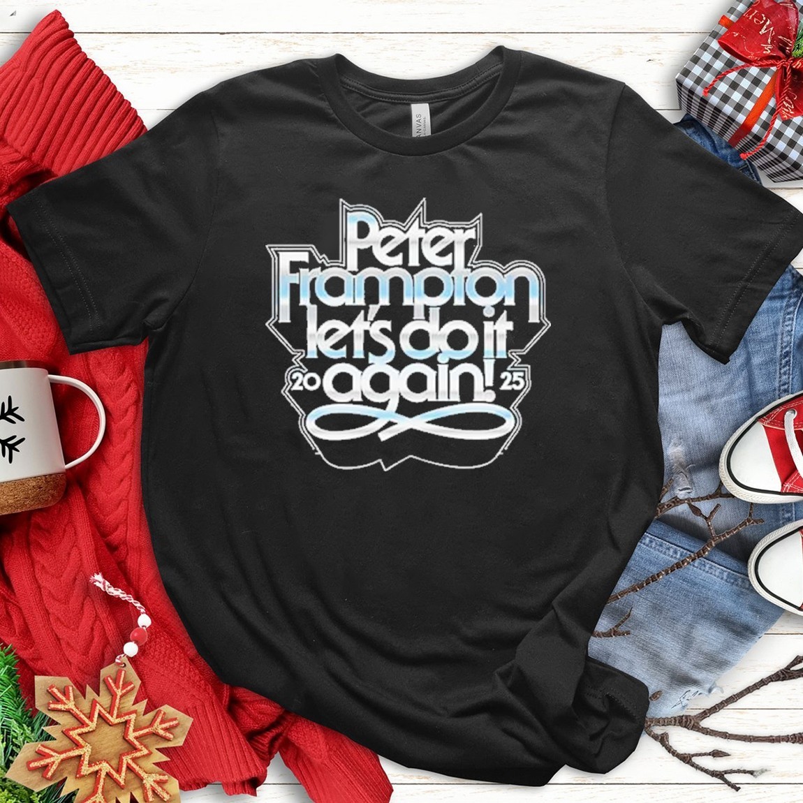 New Official Peter Frampton Lets Do It Again 2025 Tour, Peter Frampton T-Shirts