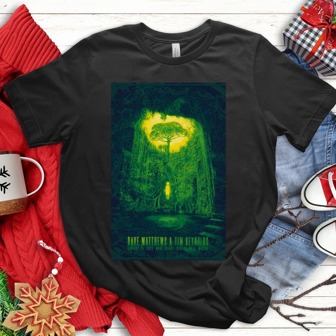 New Official Dave Matthews Band January 2025 Tour, Dave Matthews T-Shirts