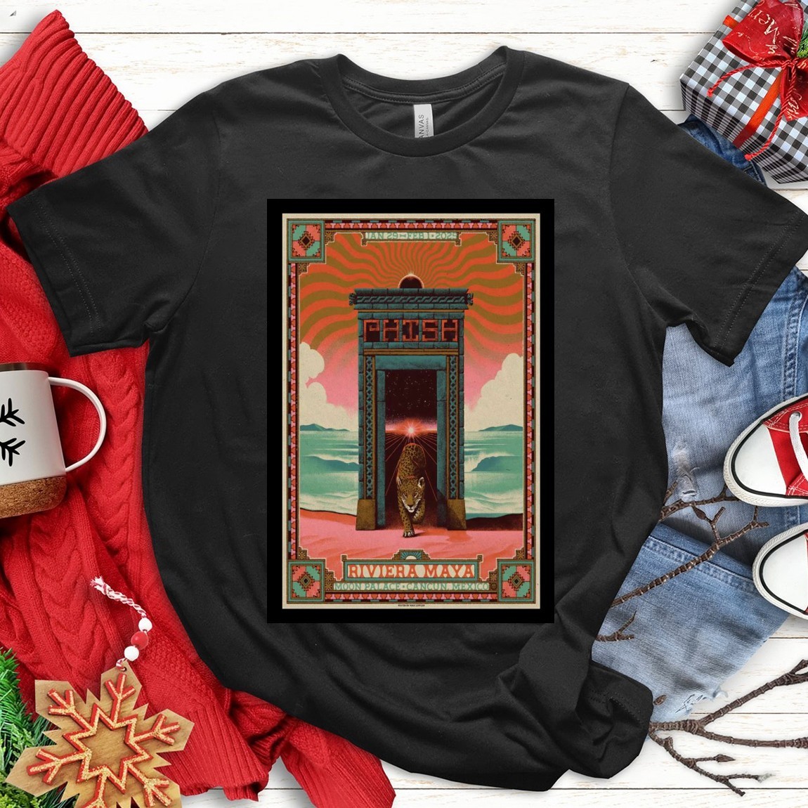 New Official Phish Jan 29 and Feb 1 2025 Tour, Phish Jan T-Shirts
