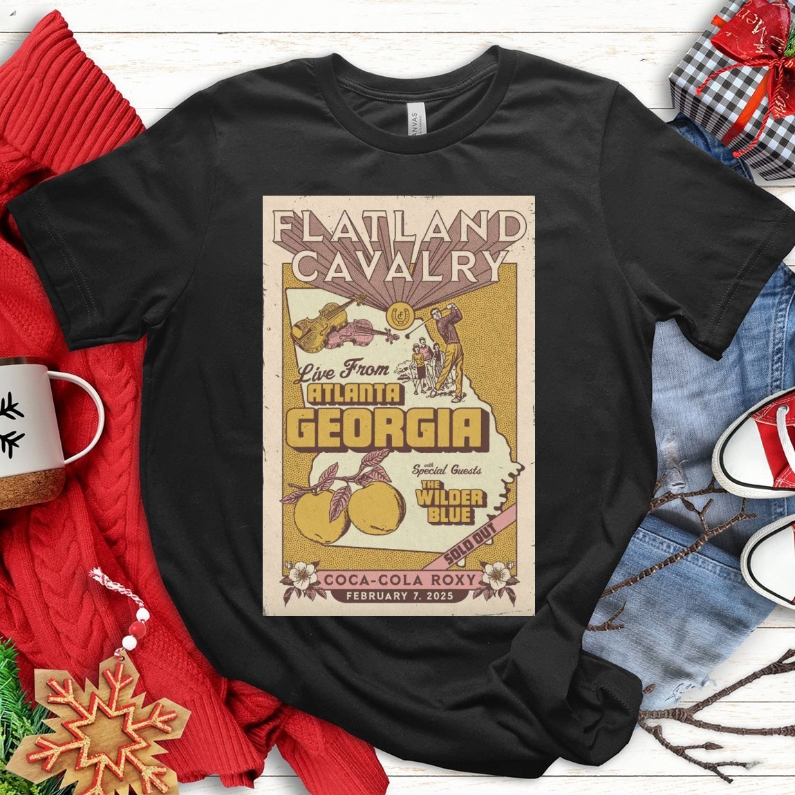 New Official Flatland Cavalry Feb 7 2025 Tour, Flatland Cavalry T-Shirts