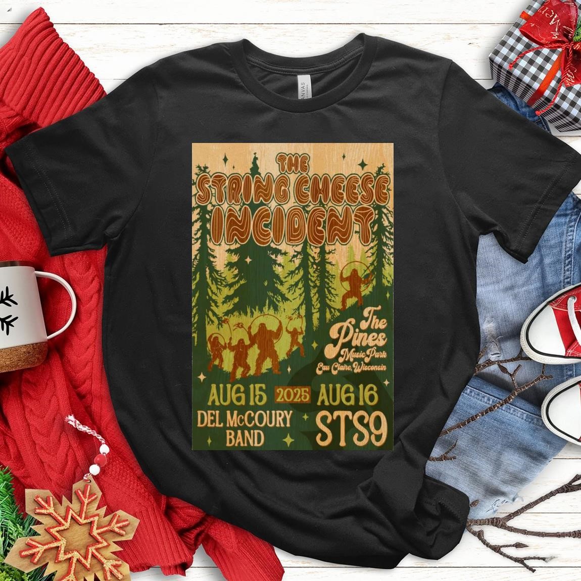Official The StringAug 15-16 2025 The Pines Music, The String T-Shirts