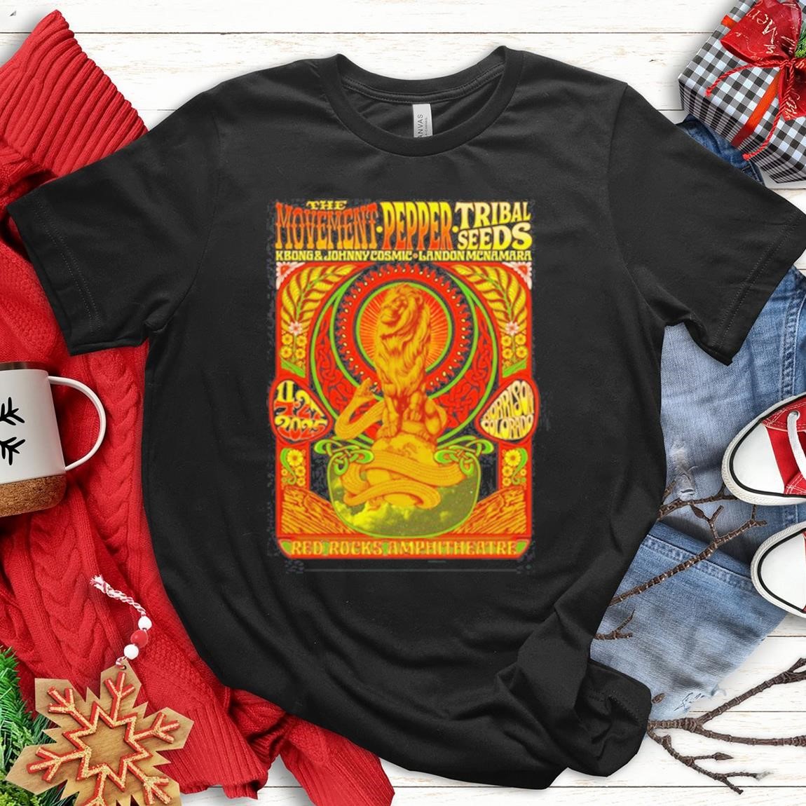 New Official PEPPER 2025 Tour Red Rocks, PEPPER 2025 T-Shirts