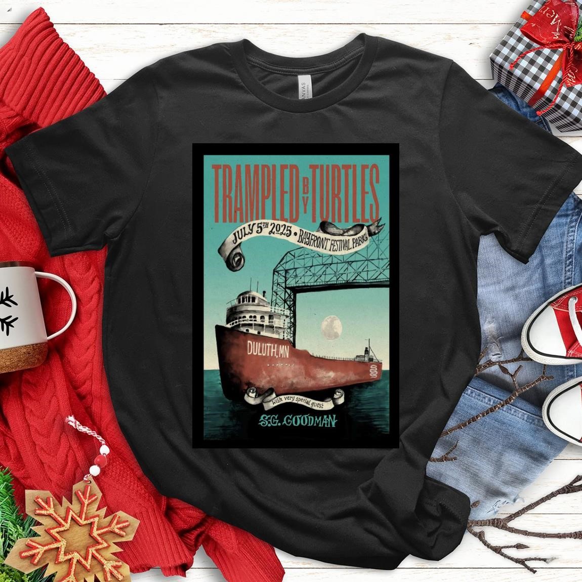 Official Trampled By Turtles Bayfront 2025 Tour, Trampled By Turtles T-Shirts