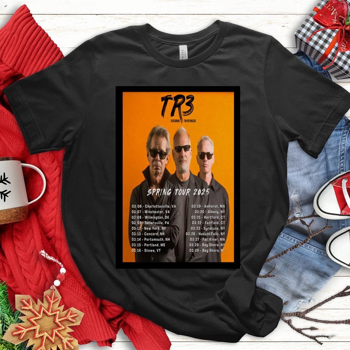 Official TR3 Spring Tour Feb 2025, TR3 Spring T-Shirts
