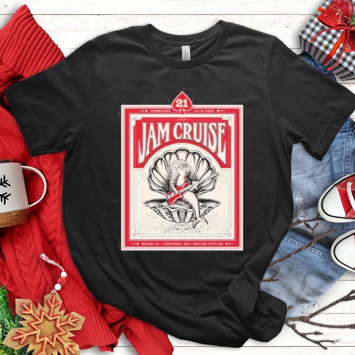 Official Jam Cruise 21 Feb 14-19 2025 Fall Tour, Jam Cruise T-Shirts