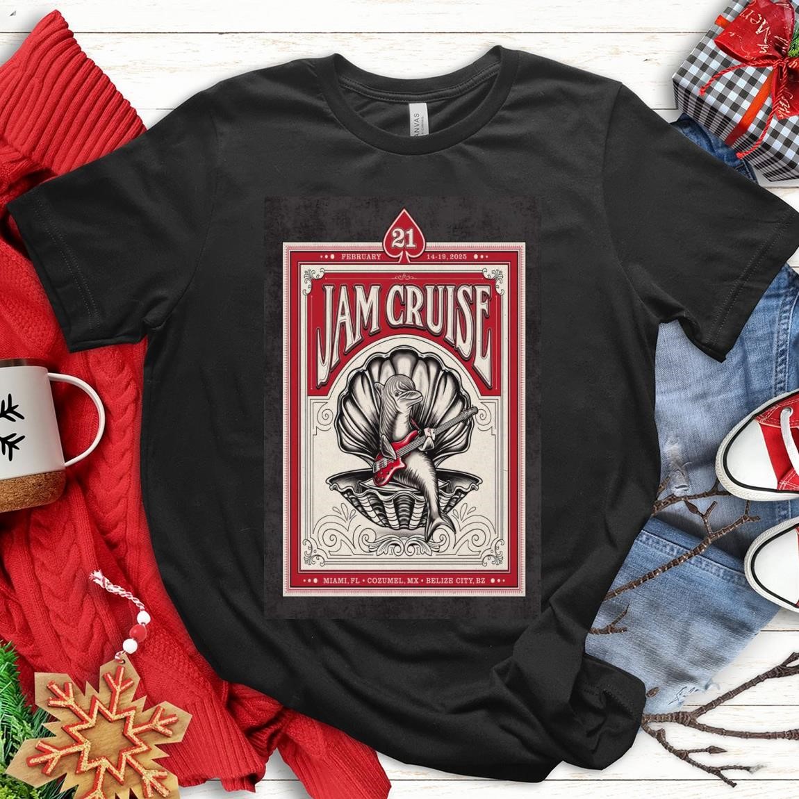 Official Jam Cruise 21 Feb 14-19 2025 Fall Tour, Jam Cruise T-Shirts