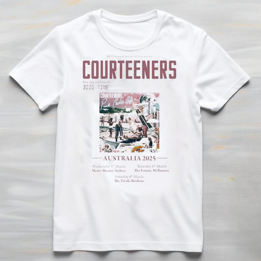 Official Courteeners Plus Special Guest Big Time 2025, Courteeners Plus T-Shirts