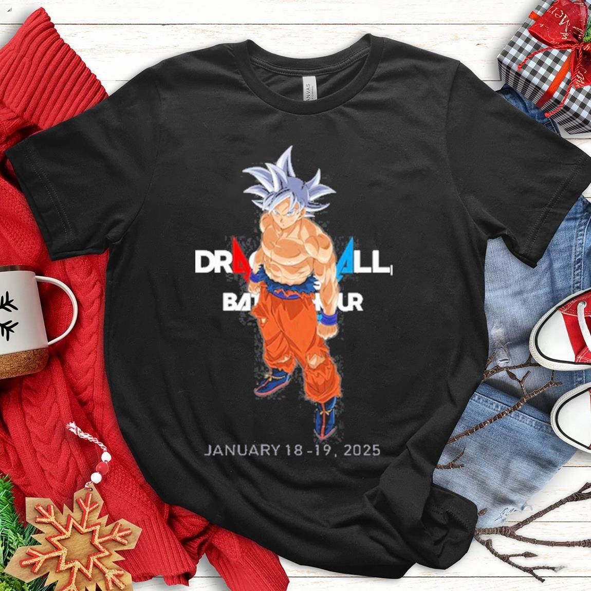 Official Dragon Ball Games Battle Hour 2025 Black, Dragon Ball T-Shirts