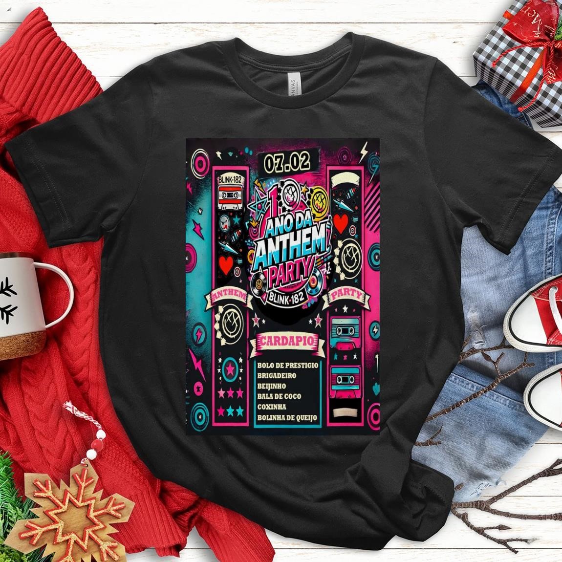 Original Blink 182 Espaco 170 In Vila Madalena SP Feb 2025, Original Blink T-Shirts