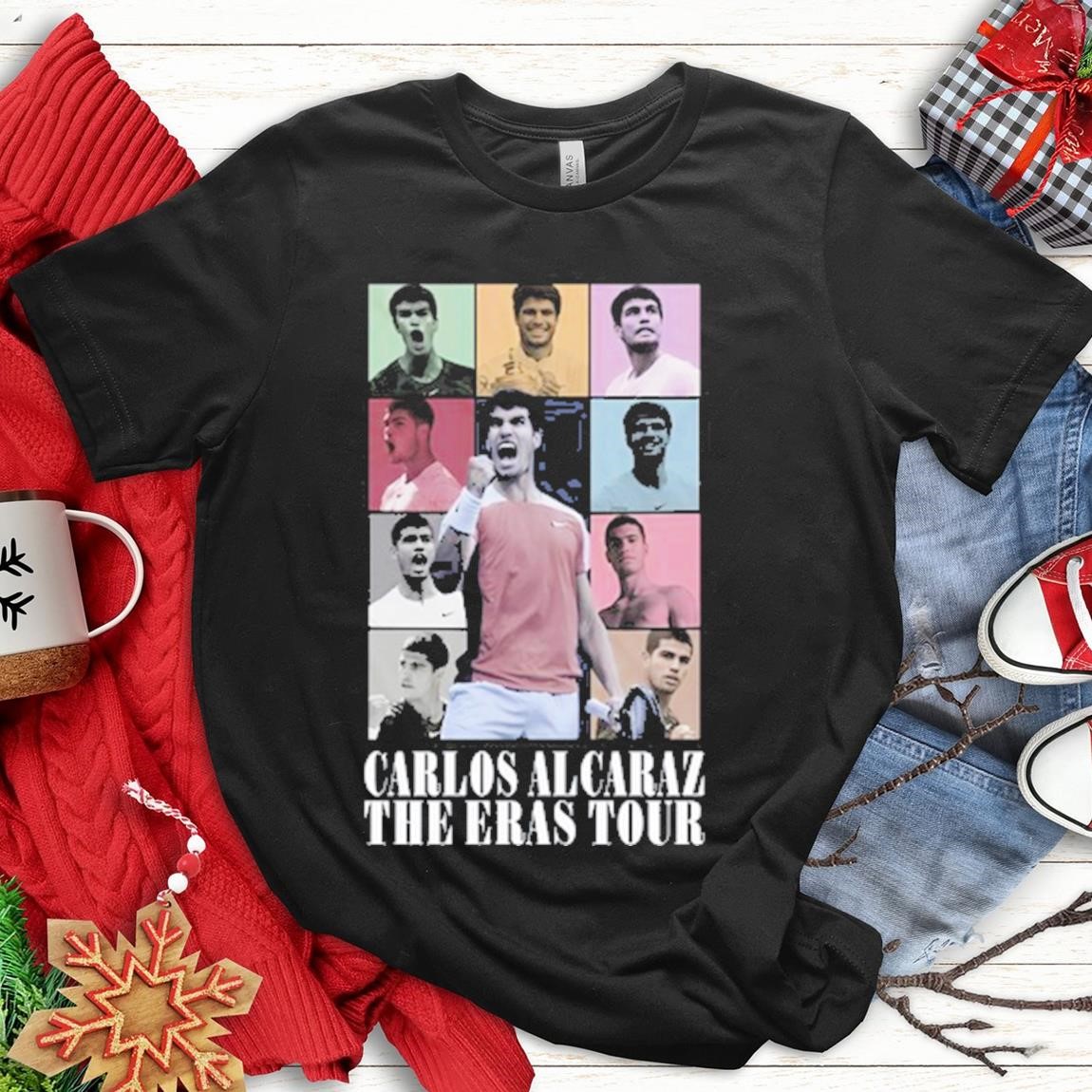 Official Carlos Alcaraz The Eras Tour, Carlos Alcaraz T-Shirts