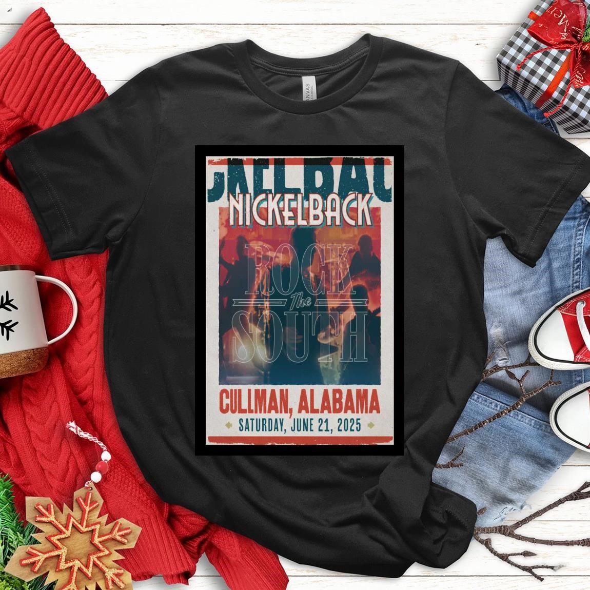 Original Nickelback At Rock The South Grounds 2025, Original Nickelback T-Shirts