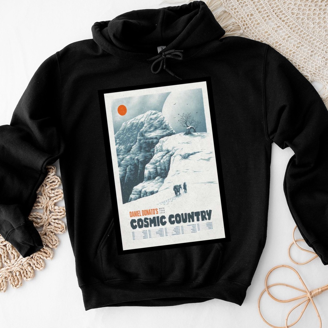 Official Daniel Donatos Cosmic Country Winter Tour 2025, Daniel Donatos Hoodies