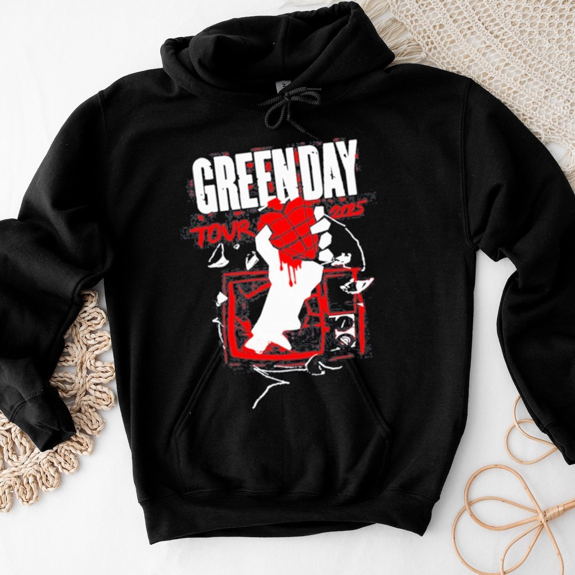 Official Green Day Tour 2025 Limited, Green Day Hoodies