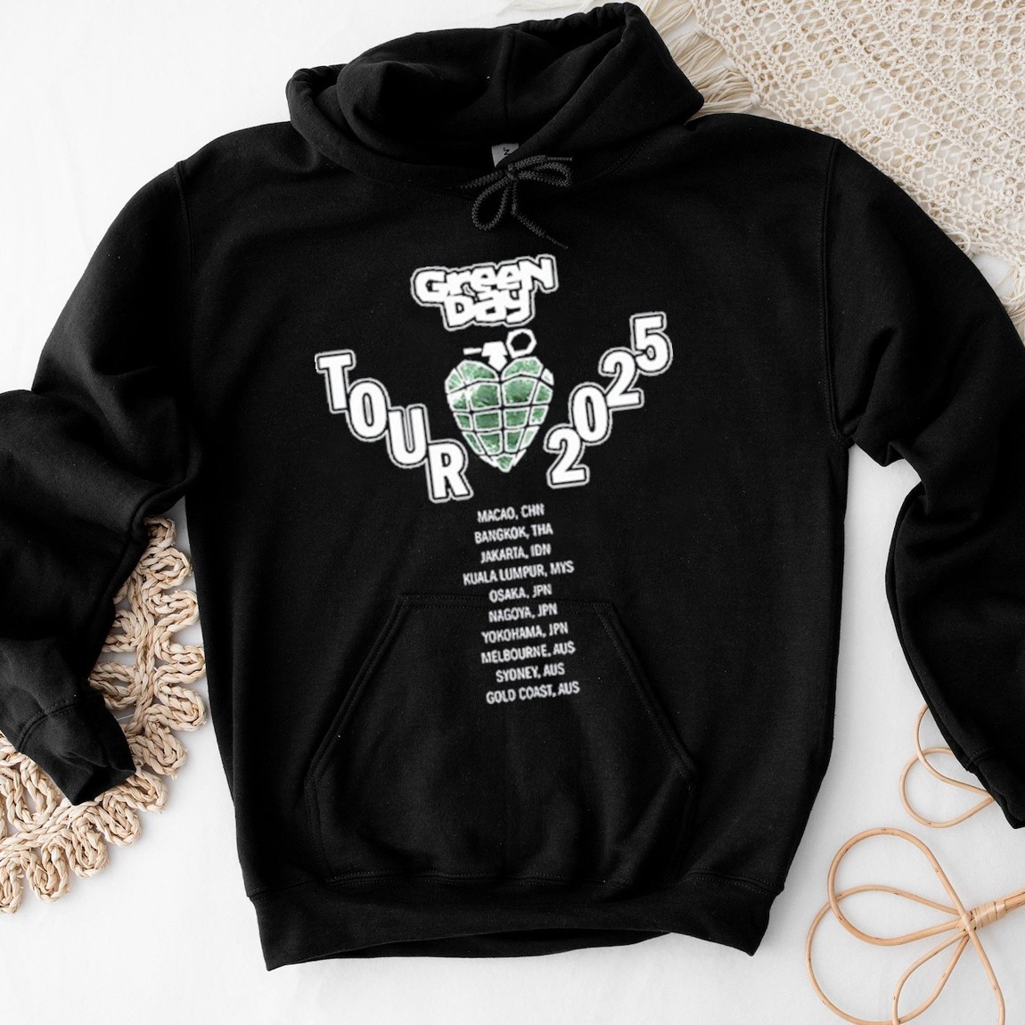 Original Green Day Asia & Tour 2025, Original Green Day Hoodies