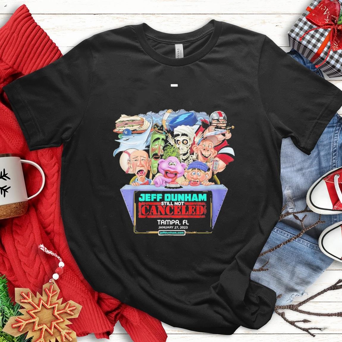 Official Jeff Dunham Still Not Canceled Tampa Fl January 27 2023, Jeff Dunham T-Shirts