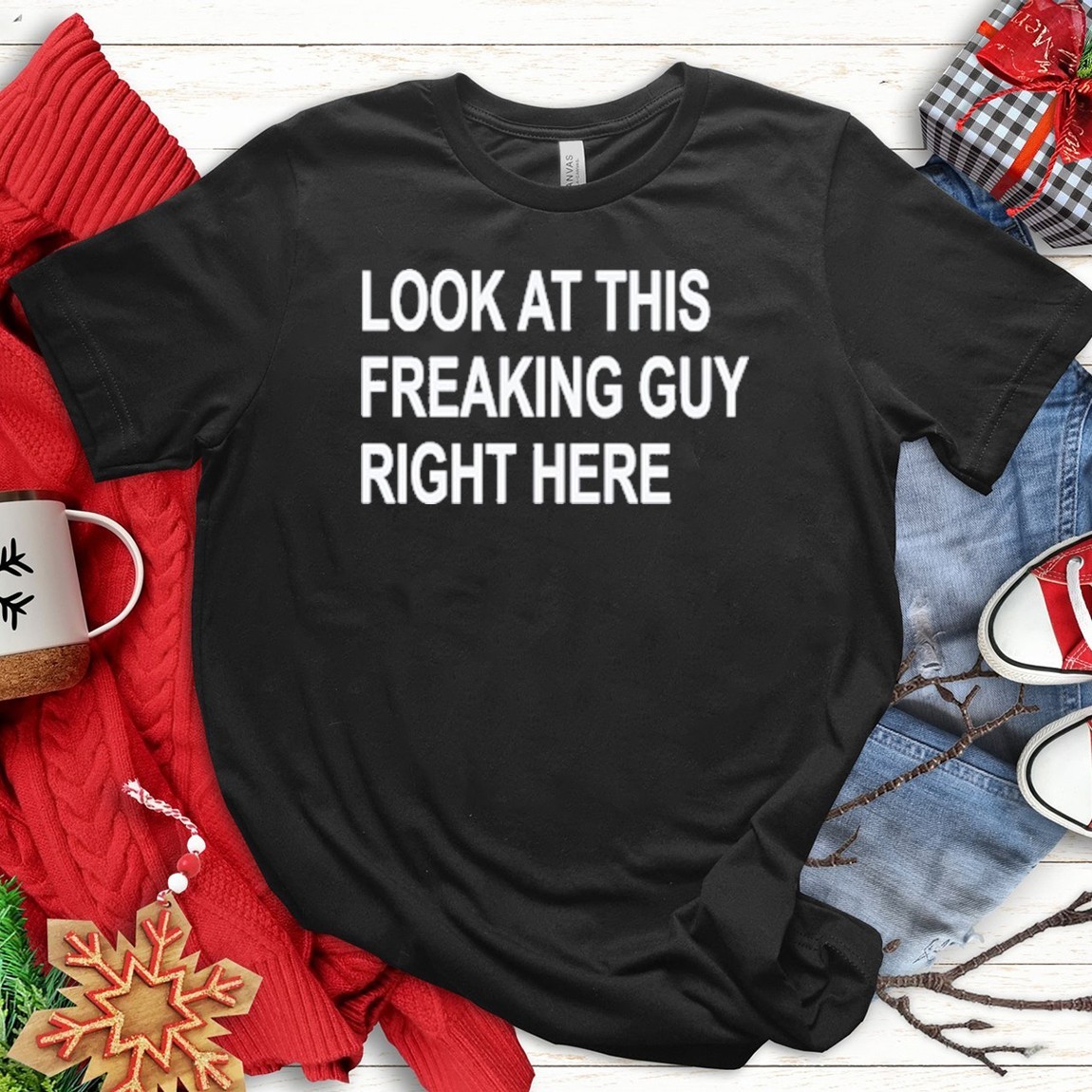 Official Chris Koerner Wearing Look At This Freaking Guy Right, Chris Koerner T-Shirts