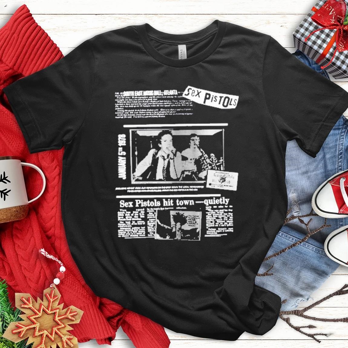 Official Limited Sex Pistols Live In The USA 78 Atlanta, Limited Sex T-Shirts