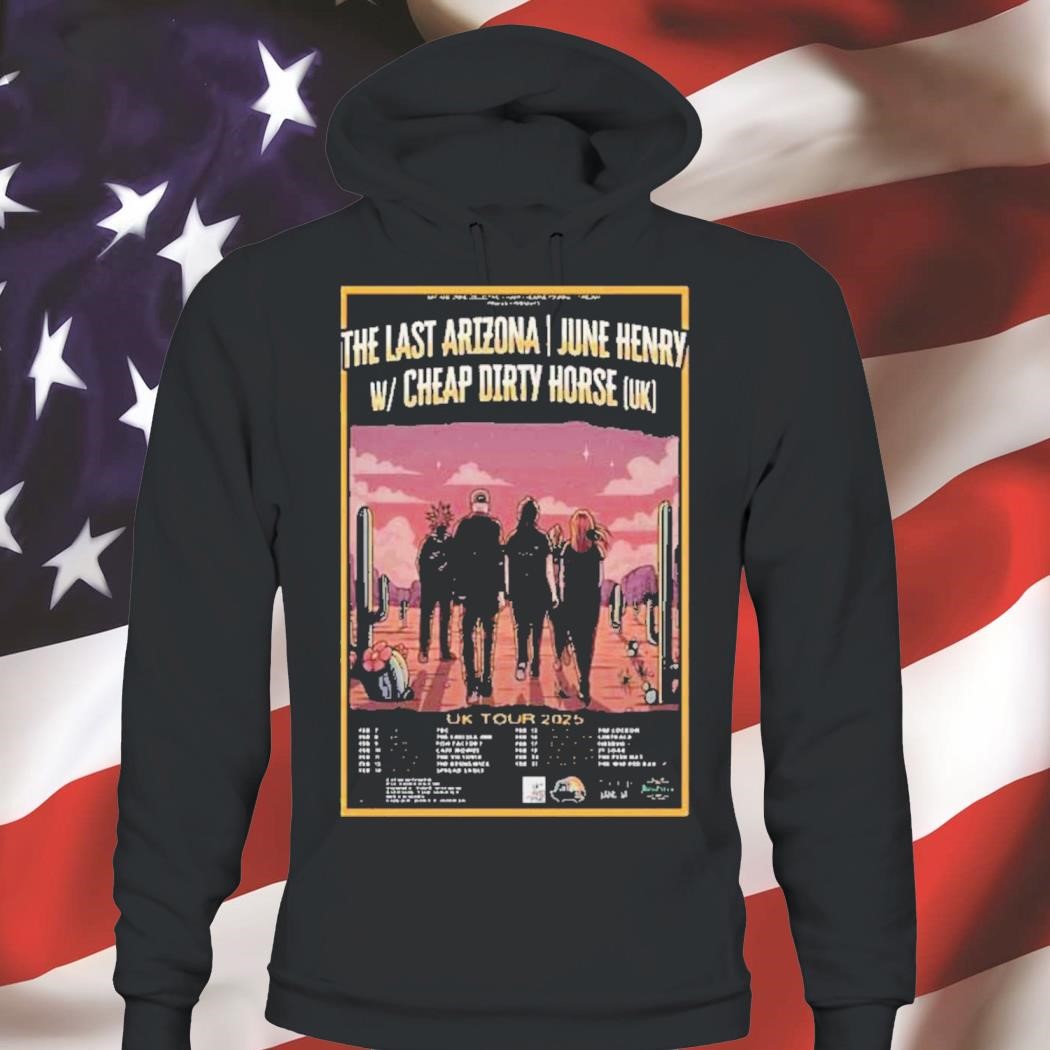 Folk Punk The Last Arizona June Henry W Cheap Dirty House Tour 2025, Folk Punk Hoodies