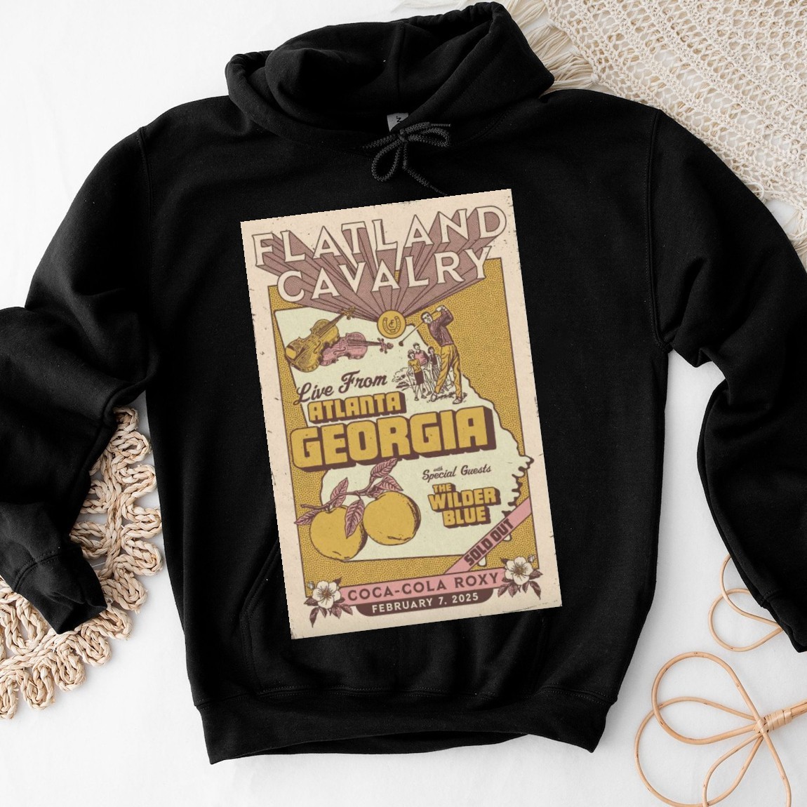 Official Flatland Cavalry Feb 7 2025 Tour, Flatland Cavalry Hoodies