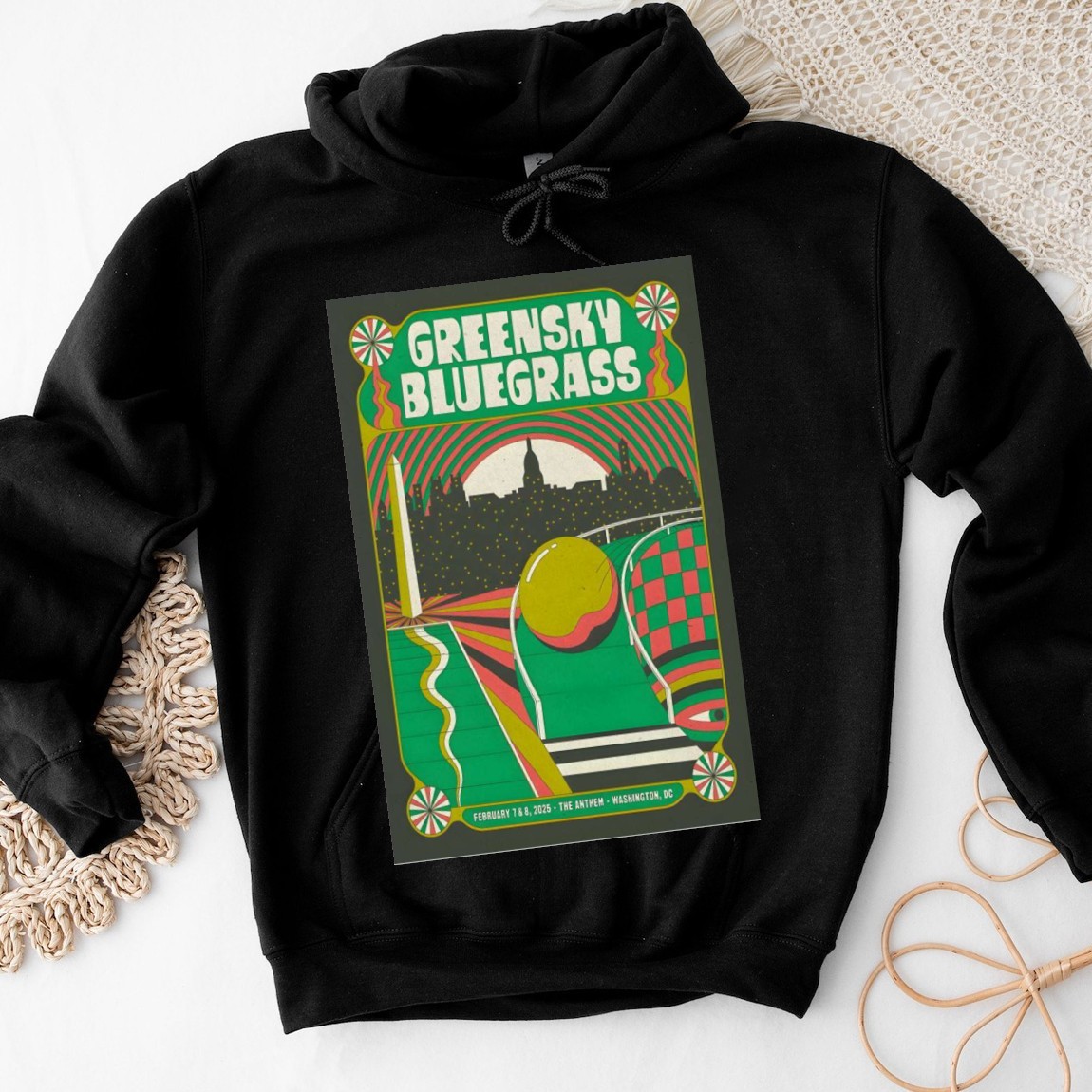 New Original Greensky Bluegrass Feb 2025 Tour, Original Greensky Bluegrass Hoodies