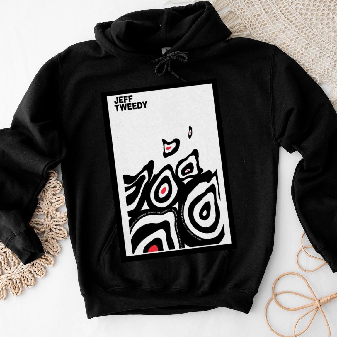 Official Tour 2025 Jeff Tweedy Los Angeles California, Tour 2025 Hoodies
