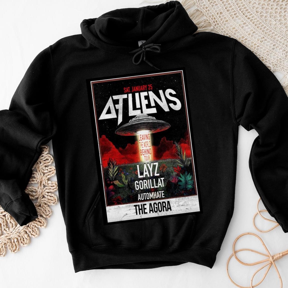 New Official Tour 2025 ATLiens Agora Theater & Ballroom in Cleveland OH, Tour 2025 Hoodies