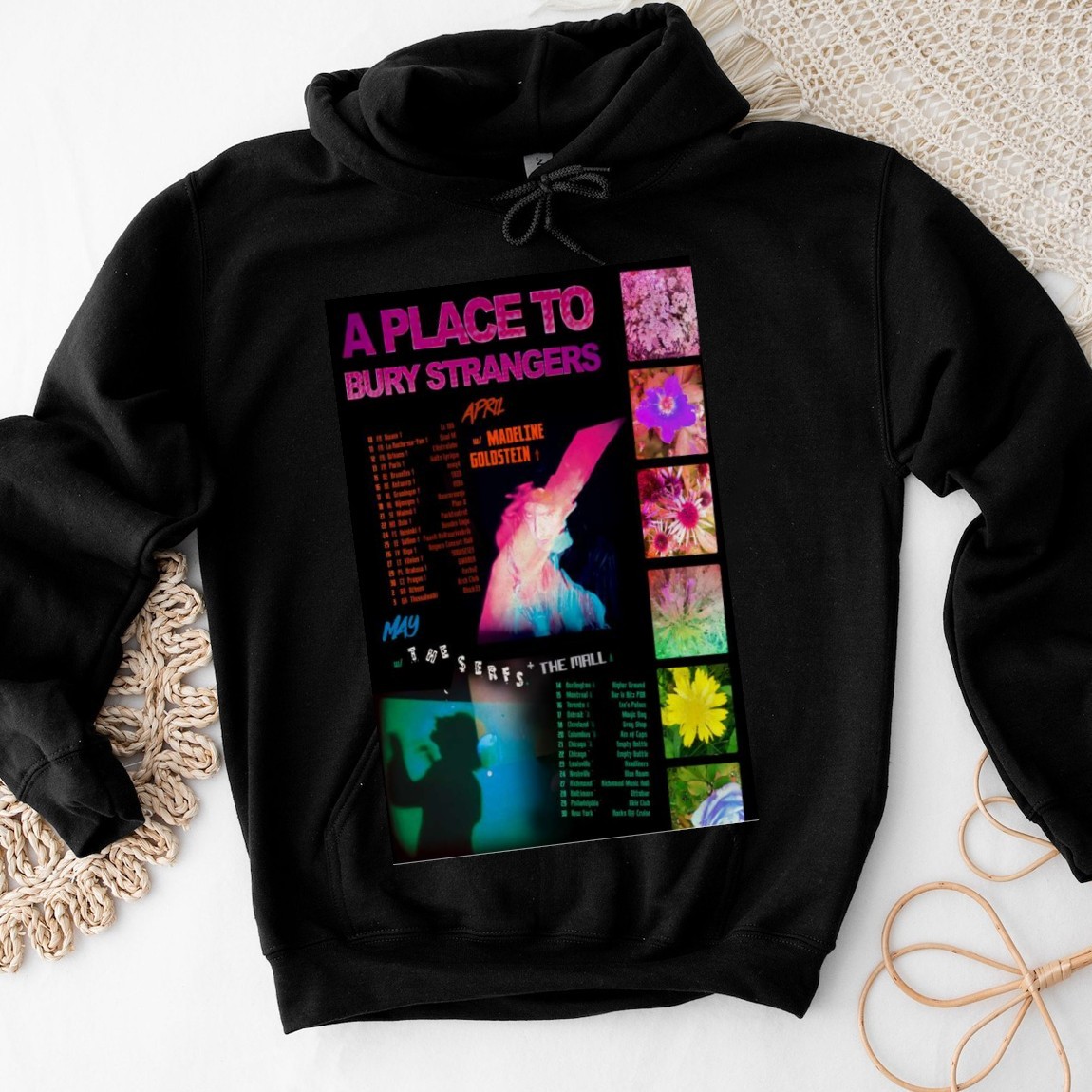 New A Place To Bury Strangers Tour 2025, A Place To Bury Strangers Hoodies