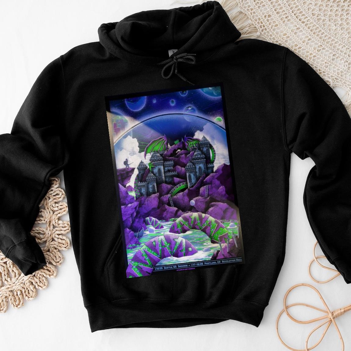 New Official The Disco Biscuits Spaga In Bubble Seattle 2025, The Disco Hoodies
