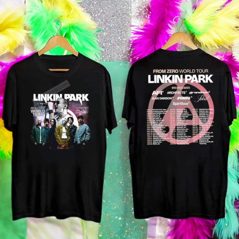 Linkin Park From Zero World Tour 2025 Concert, Linkin Park From T-Shirts